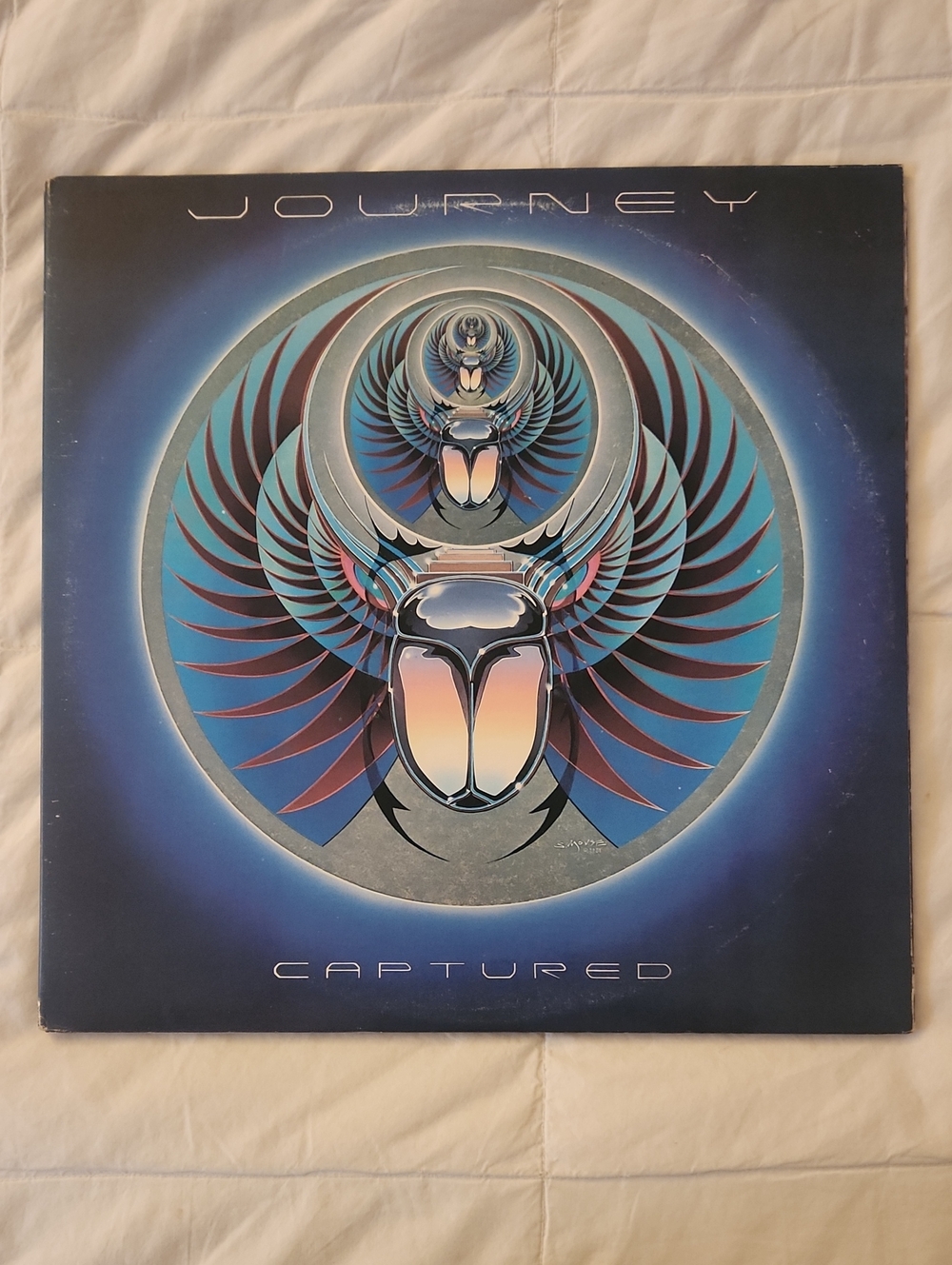 Columbia Journey Captured Album 2 Vinyl W/ Promo Insert! UNPLAYED BEST COPY!